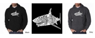 LA Pop Art Men's Word Art Hoodie - Shark Species